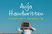 Anija - Handwritten Font, a Handwritten Font by Hakara Type (Thumbnail 1 of 12)