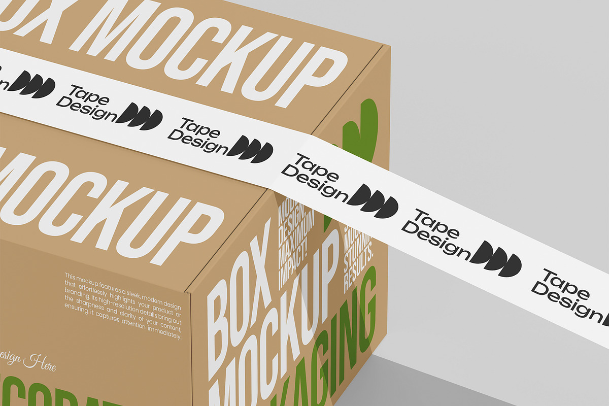 Decorative Box Mockup, a Packaging Mockup by Unerispace (Photo 4 of 4)