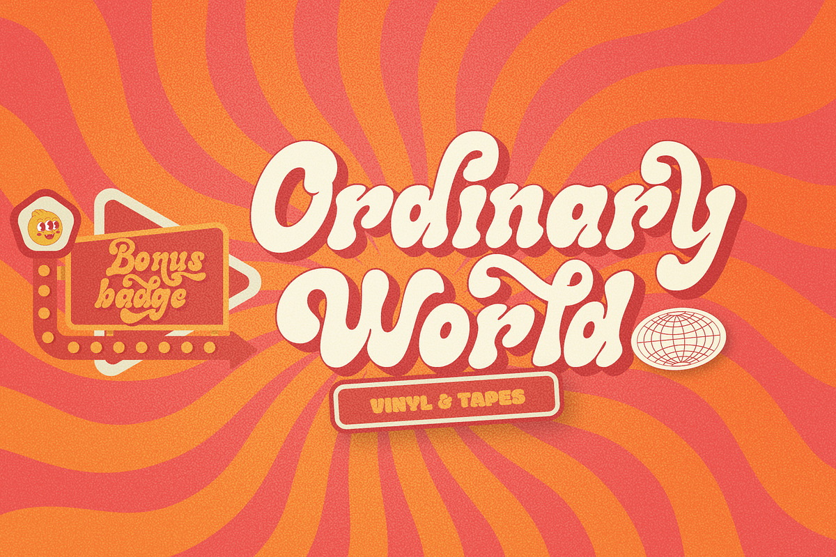 Sunnyside Groovy Font + Extras, a Script Font by Fortunes Co (Photo 3 of 14)