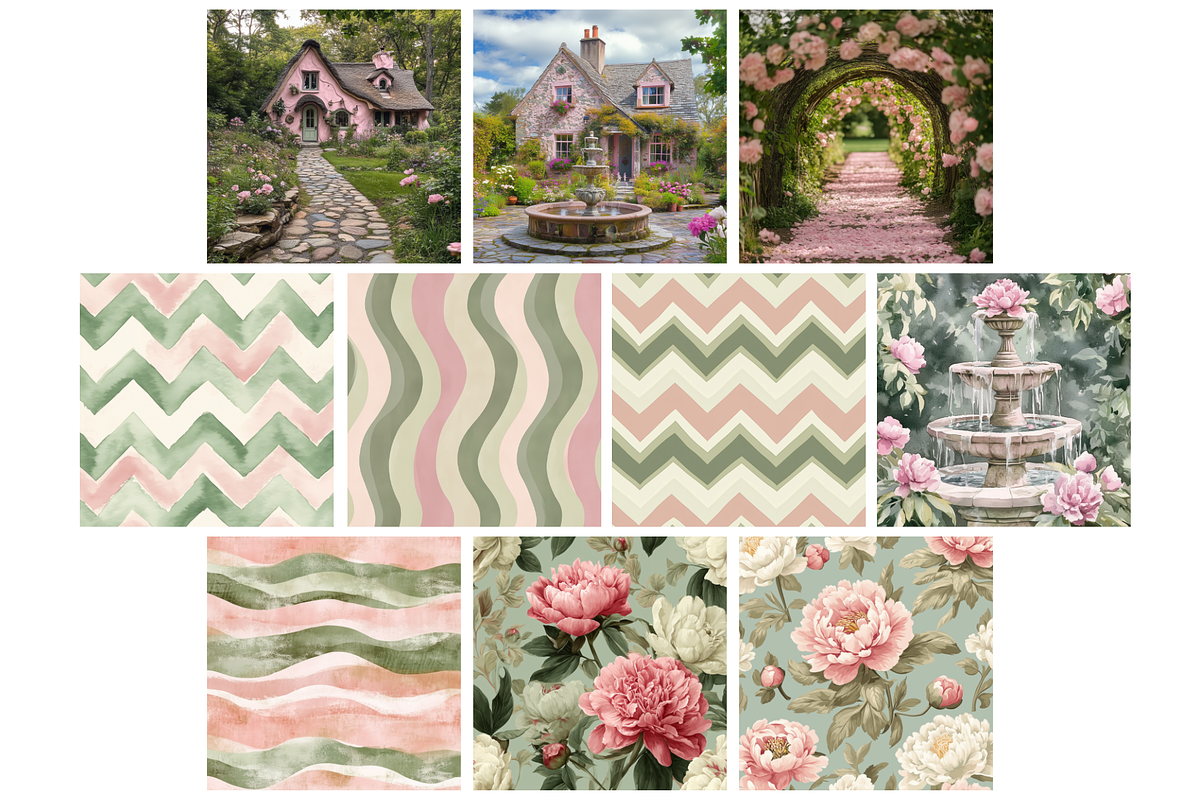 Watercolor Girly Spring Backgrounds, a Graphic by NadiaTheronArt (Photo 3 of 4)