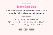 Lucky Girls Club Handwritten Sans, a Handwritten Font by Kaya Fonts (Thumbnail 24 of 25)