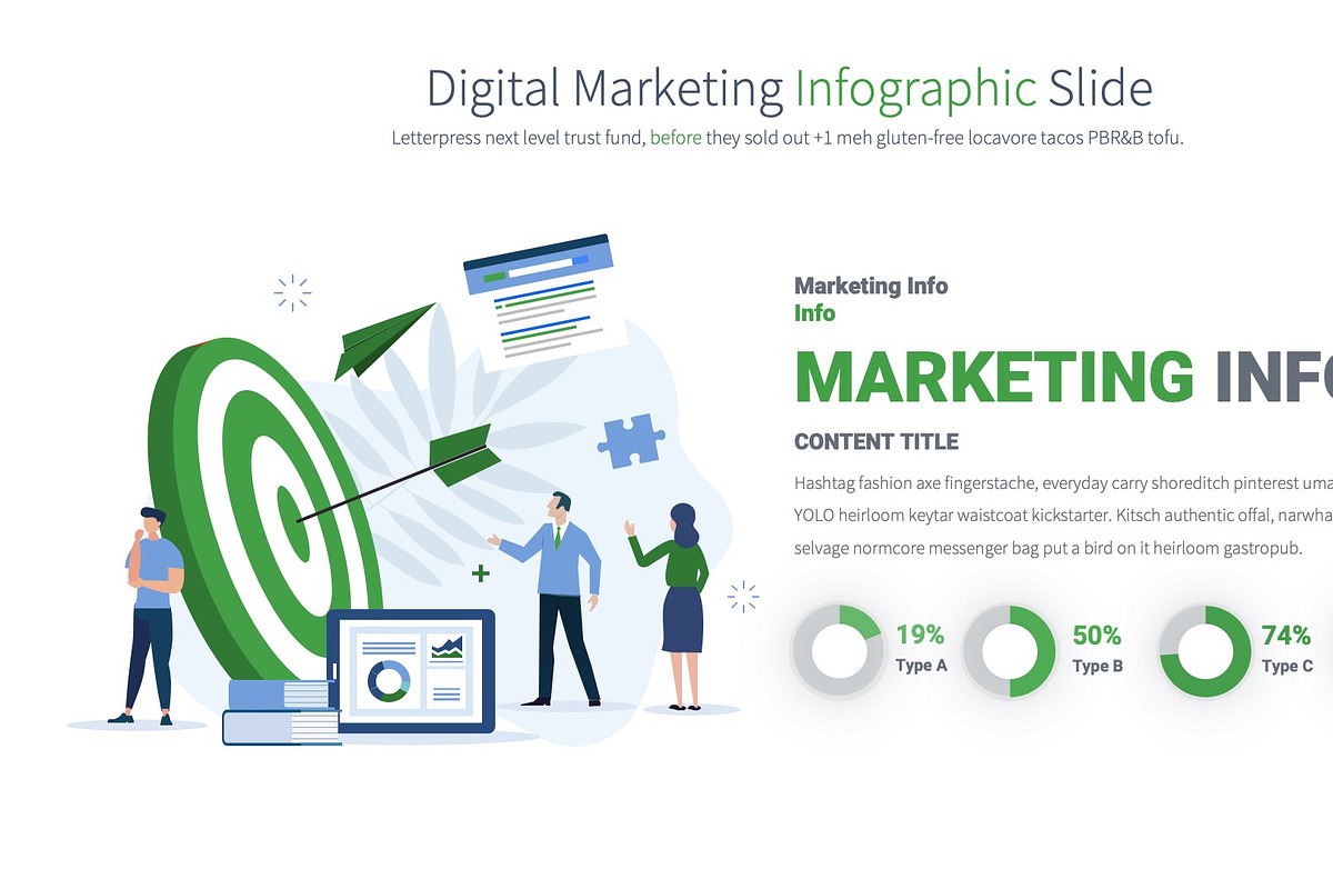 Digital Marketing PowerPoint Slides, a Presentation Template by Pulsecolor