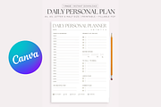 Daily Personal Planner Template, a Presentation Template by HaithamSimas (Thumbnail 1 of 2)