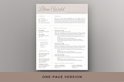 Nurse Resume & Cover Letter - Word, a Resume Template by Resume Bureau (Thumbnail 2 of 6)