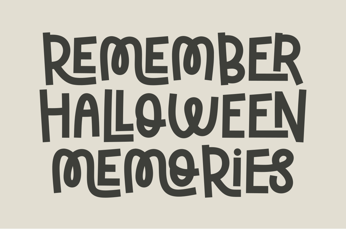 Witches Halloween - Quirky Display, a Handwritten Font by SaktiAvellin (Photo 9 of 10)