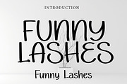 Funny Lashes, a Handwritten Font by Wow Magic (Thumbnail 1 of 3)