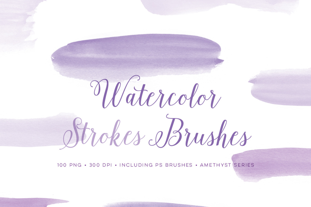 Watercolour Paint Photoshop Brushes, a Brush Add-On by By Lef (Photo 1 of 3)