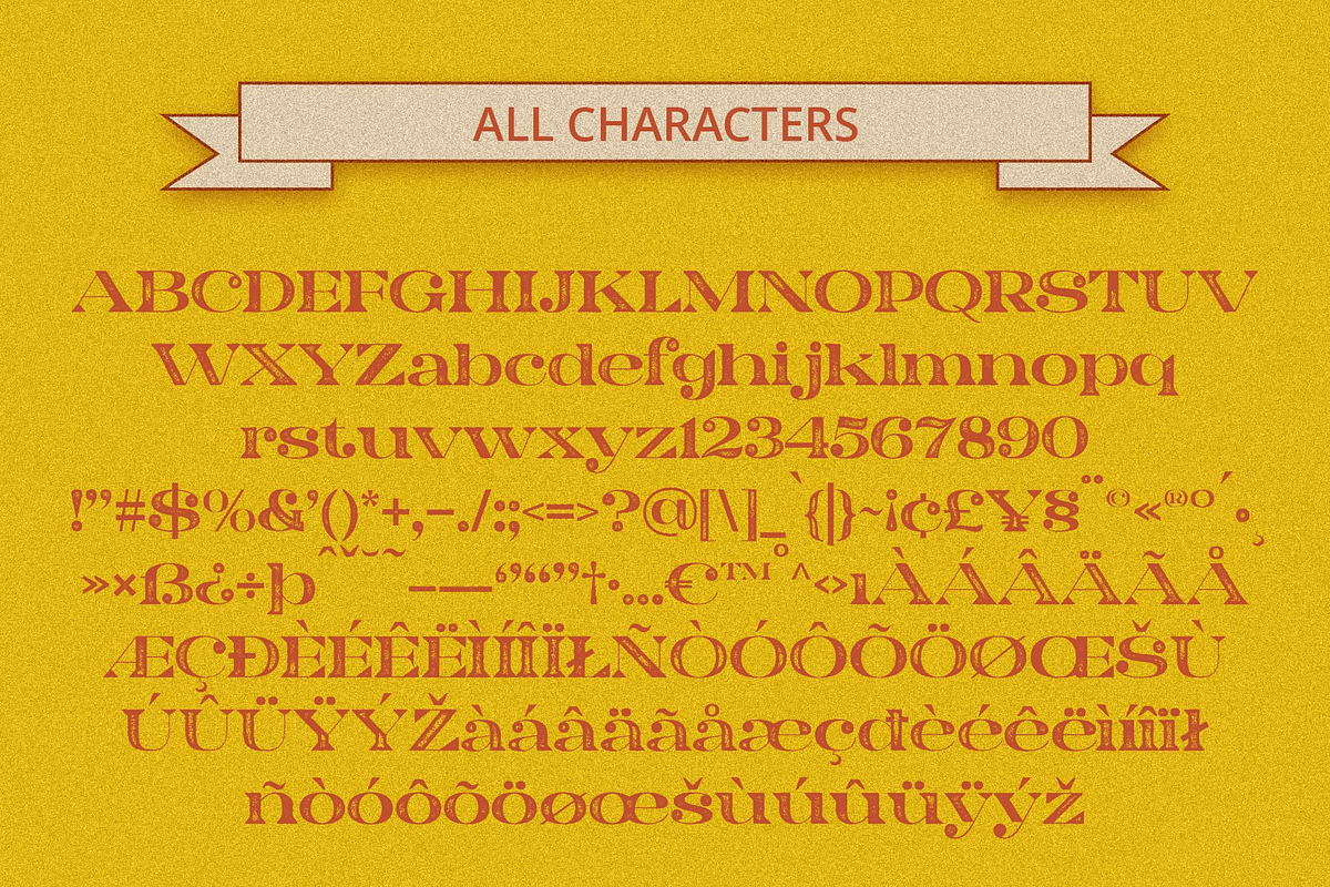 Lamna Vintage, a Sans Serif Font by Craft Supply Co. (Photo 6 of 8)