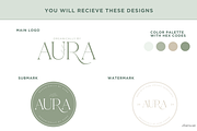 Sage Logo Template Kit Canva, a Branding & Logo Template by Studio Eburnean (Thumbnail 2 of 4)