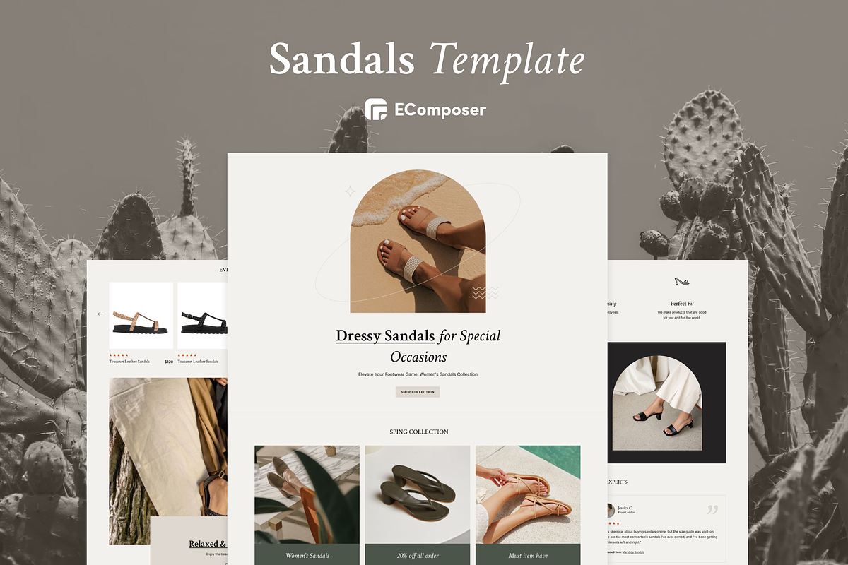 Sandals - Shopify EComposer Template, a Shopify Template by Boost Convert