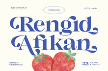 Rengid Afikan Bold Serif Display
