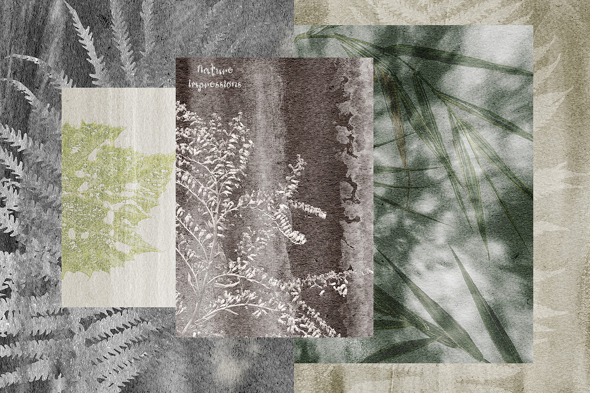 Botanical Imprint Nature Backgrounds, an Object Graphic by LenArt (Photo 13 of 13)