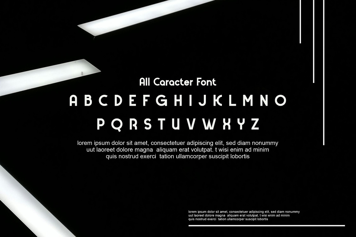 Sonro, a Sans Serif Font by riotama85 (Photo 5 of 6)