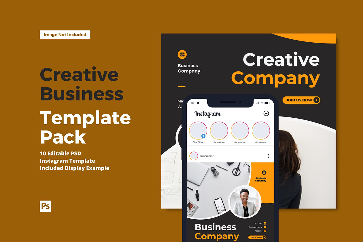 Creative Business Instagram Post, a Social Media Template by CavenArt (Photo 1 of 5)