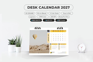 Printable 2027 Calendar A5 Size