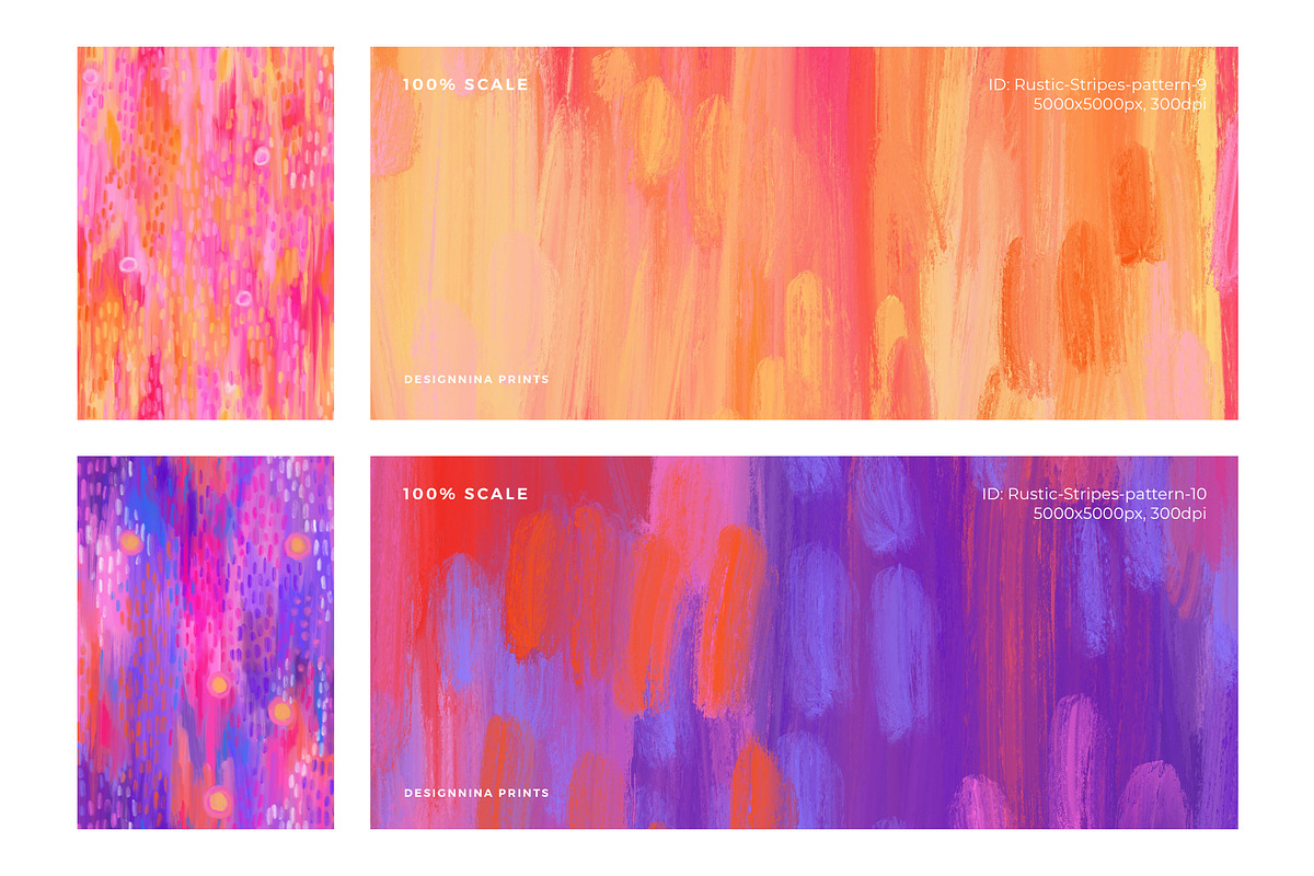 Rustic Stripes Seamless Patterns, a Pattern Graphic by Designnina Shop (Photo 12 of 12)