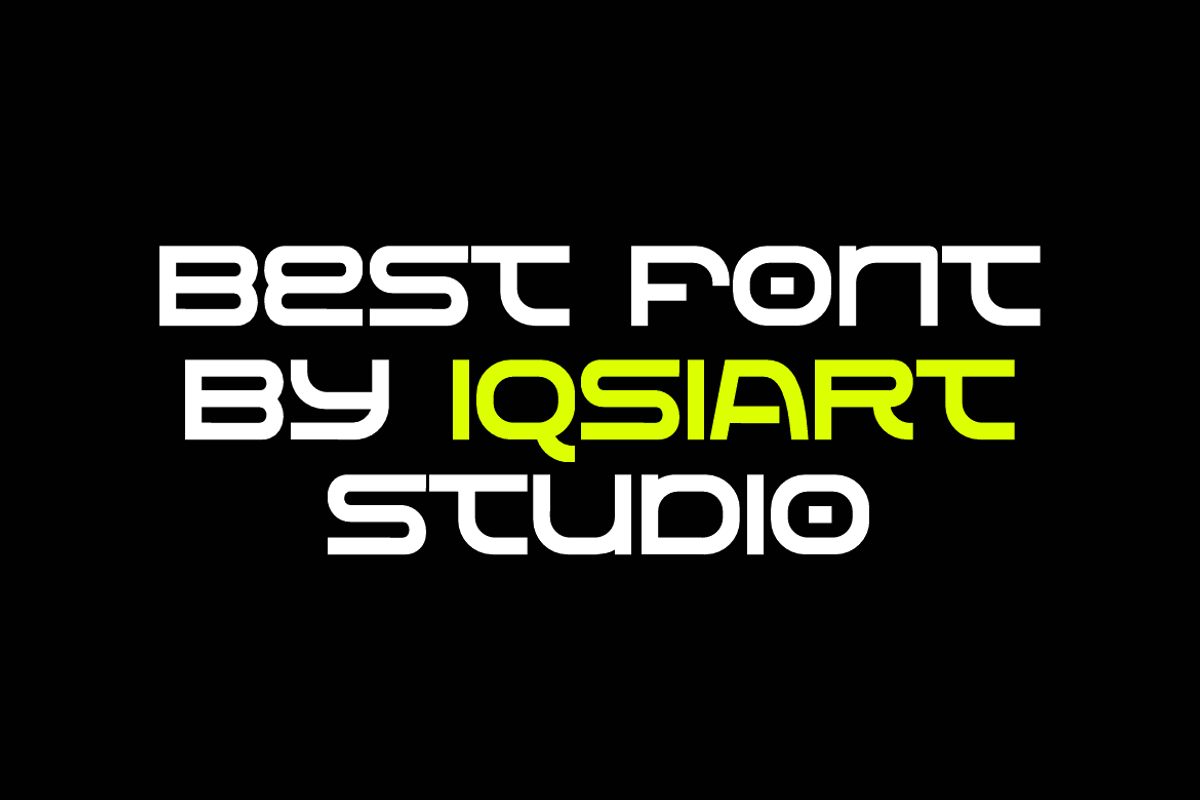 Visconti - Futuristic Font, a Sans Serif Font by Iqsiart Studio (Photo 5 of 9)