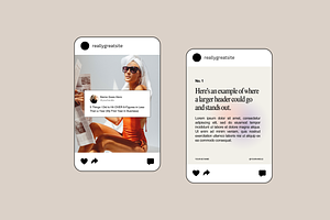 Instagram Carousel Social Templates