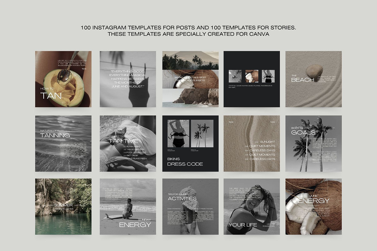 1000 Aesthetic Instagram Templates, a Social Media Template by Instprofi | Studio Estimo (Photo 17 of 42)