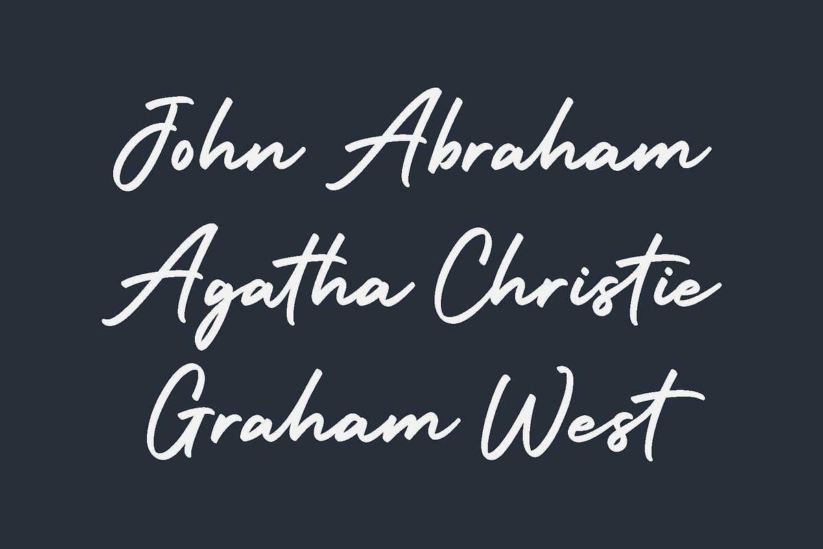 Holiday - Script Handwritten Font, a Script Font by alphArtype (Photo 6 of 13)