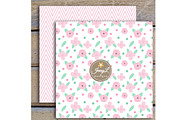 Macaron Digital Paper & Clipart, a Pattern Graphic by JennyL Designs (Thumbnail 3 of 4)