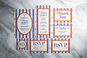 Floral Pattern Wedding Invitation, an Invitation Template by The Good Store (Thumbnail 1 of 4)