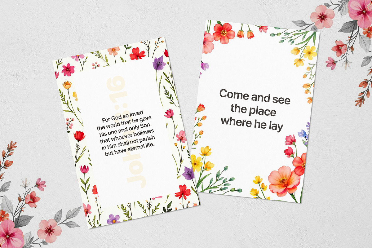 Christian Easter Card Template, a Card Template by Chist Design (Photo 3 of 4)