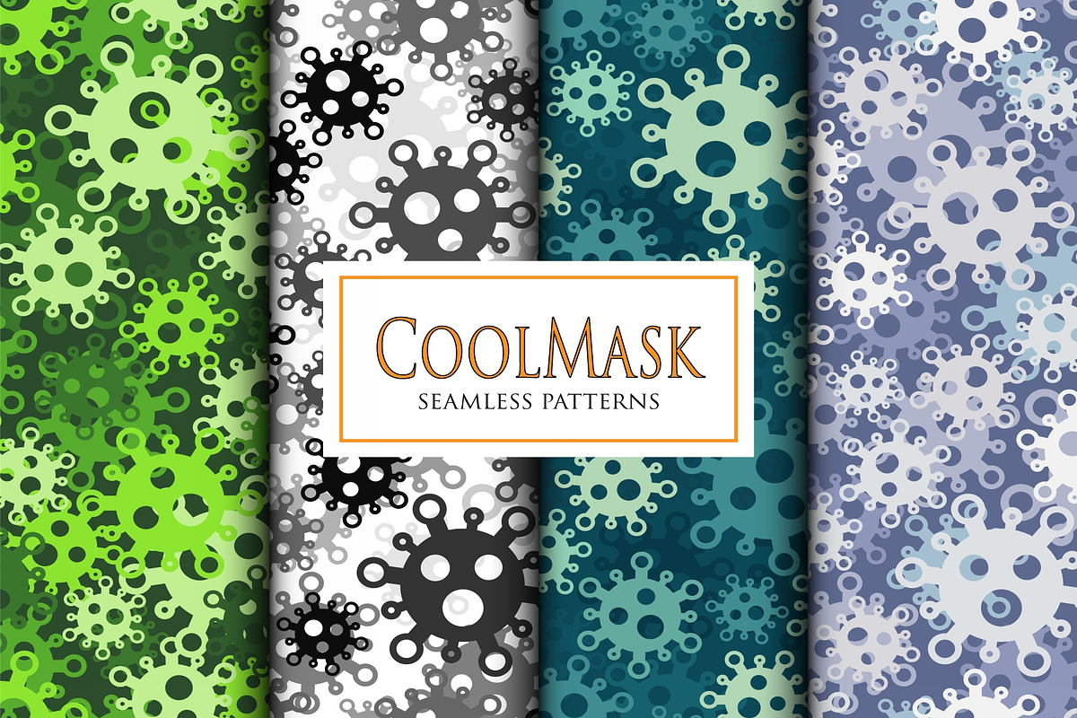 Cool virus mask digital camo prints, a Pattern Graphic by ArchonDigitalShop (Photo 5 of 8)