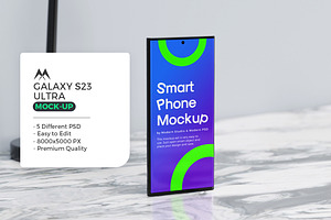 Galaxy S23 Ultra Mockup Set