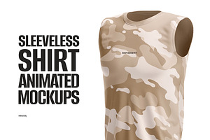 Sleeveless Shirt Animated Mockup, a Shirt Mockup by rebrandy