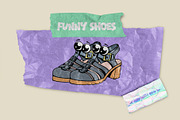 Funny Shoes - Character Collection, an Illustration by Alina Sh (Thumbnail 4 of 7)