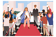 Celebrity on red carpet, a Person Illustration by Good Studio (Thumbnail 1 of 3)