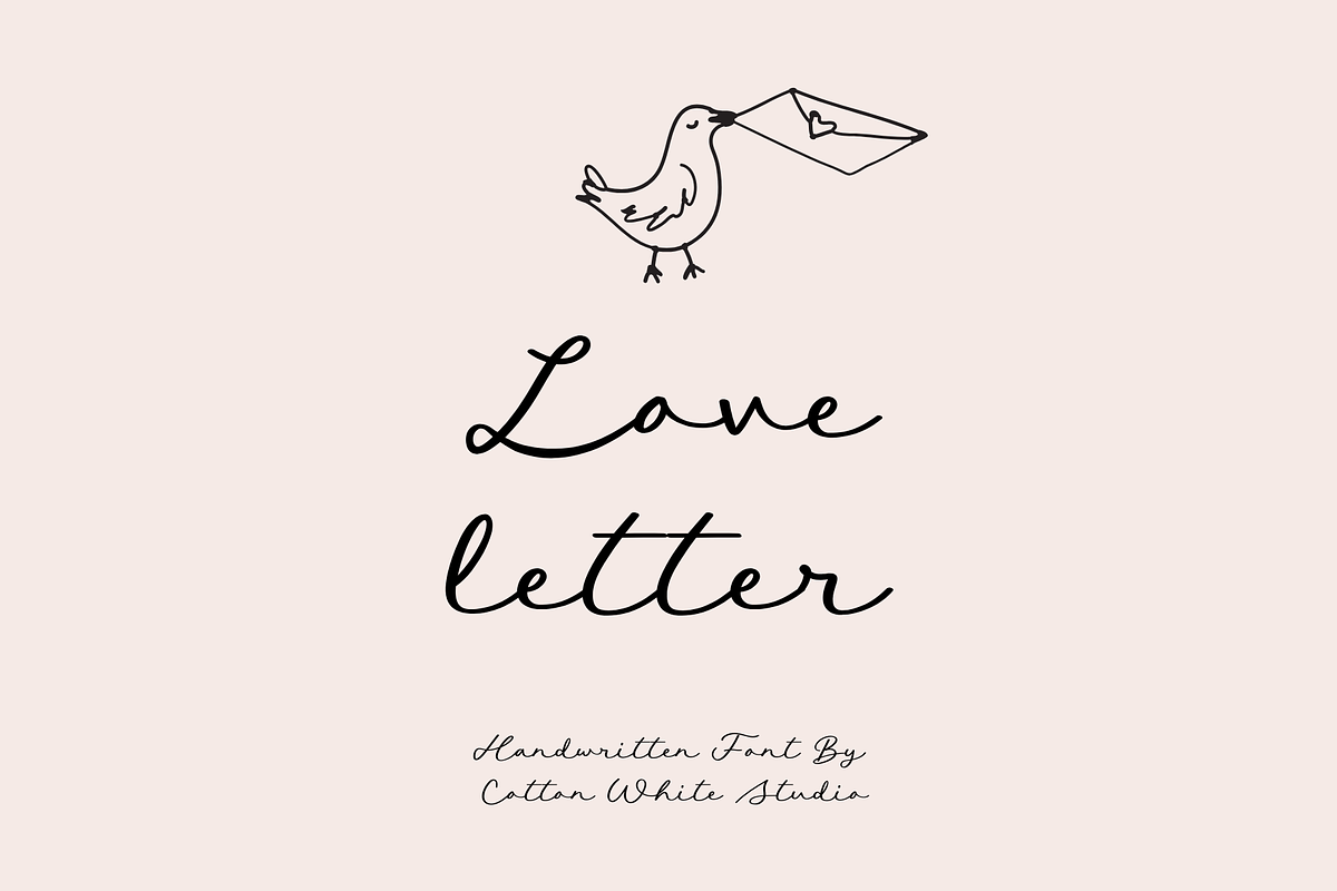 Love Letter, a Script Font by Sofia Skoog (Photo 1 of 11)