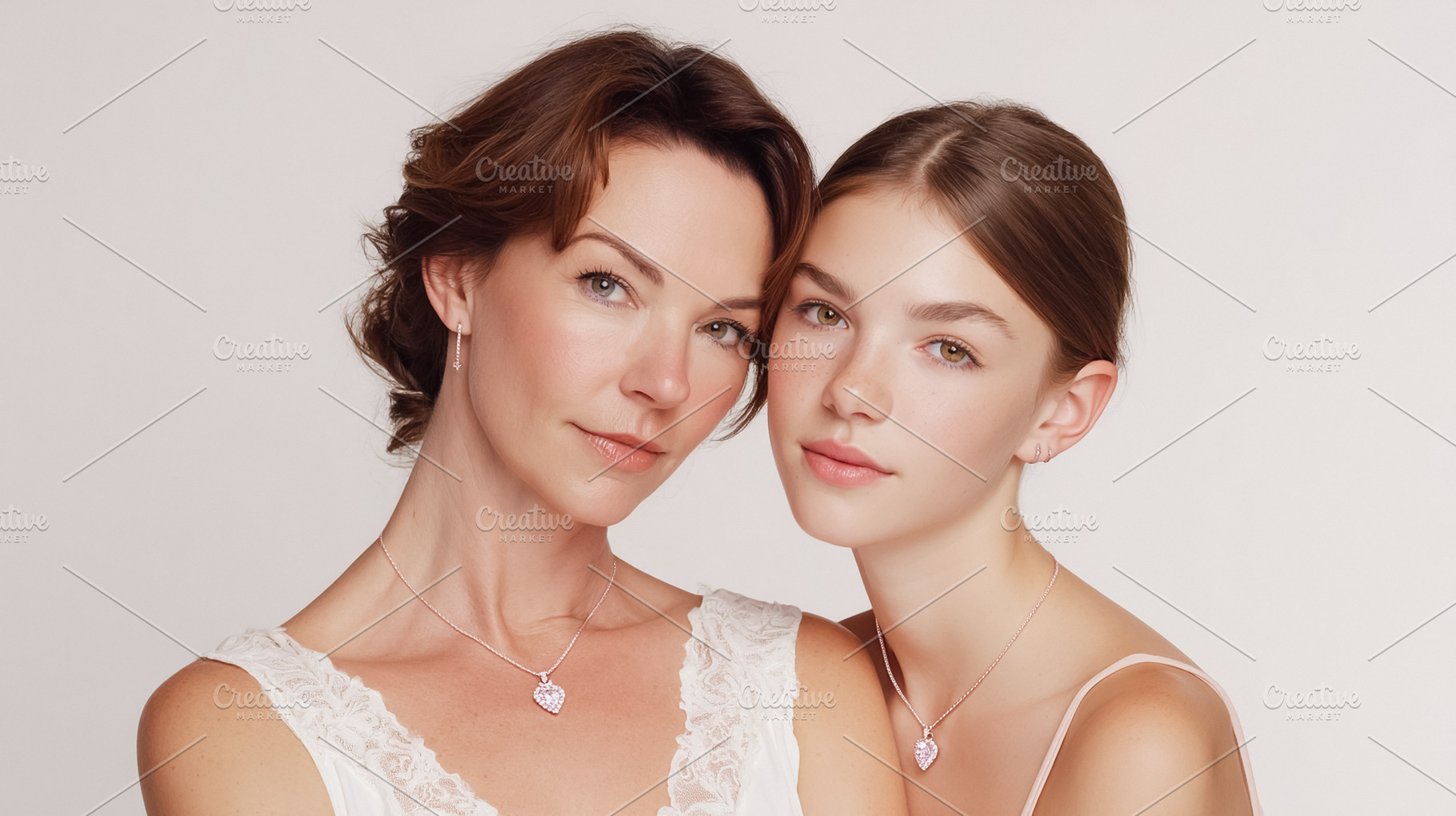 Mother and daughter portraying affection and connection, showcas, a Photo by Studio ANNA