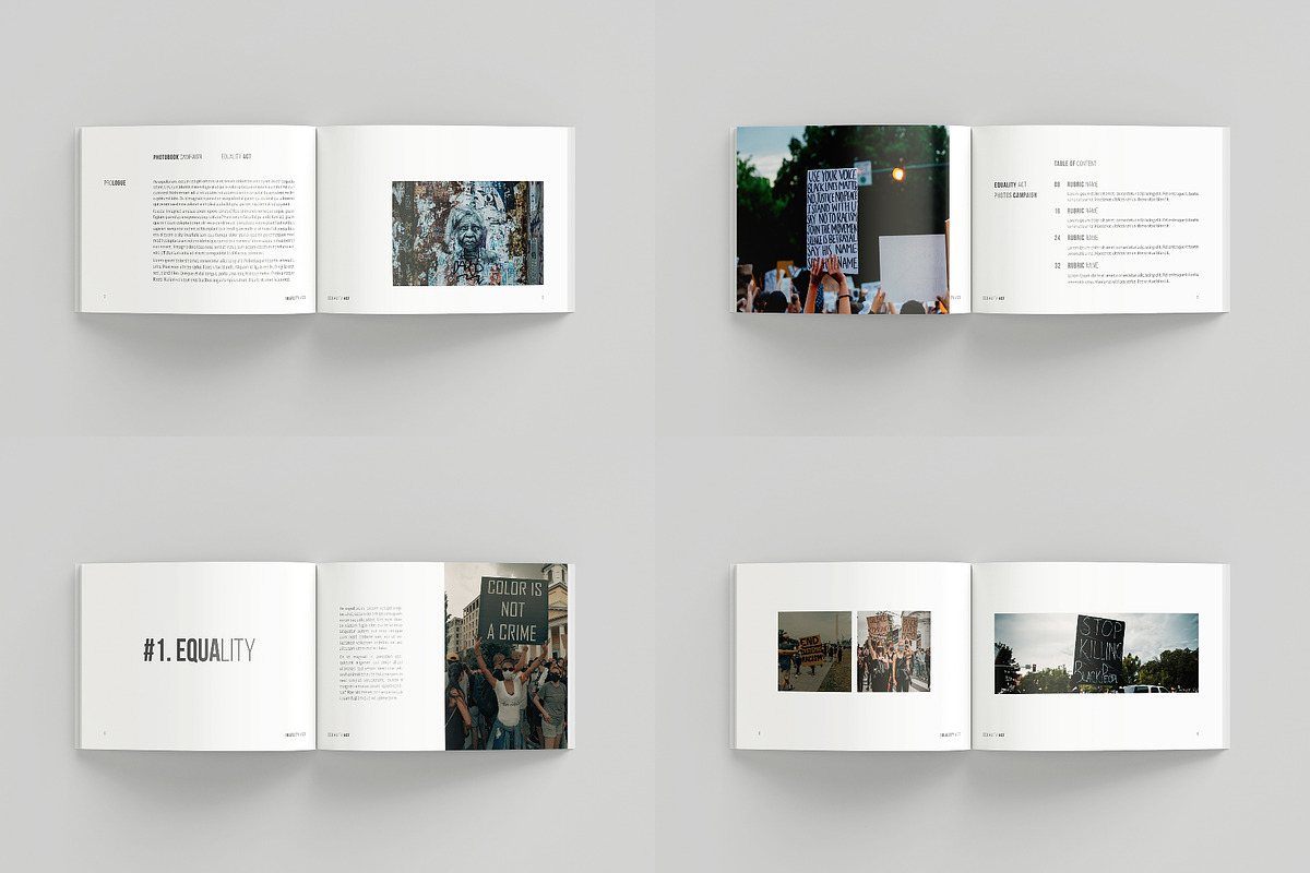 A5 Clean Photo Album, a Brochure Template by Bookrak Graphic Design (Photo 2 of 6)