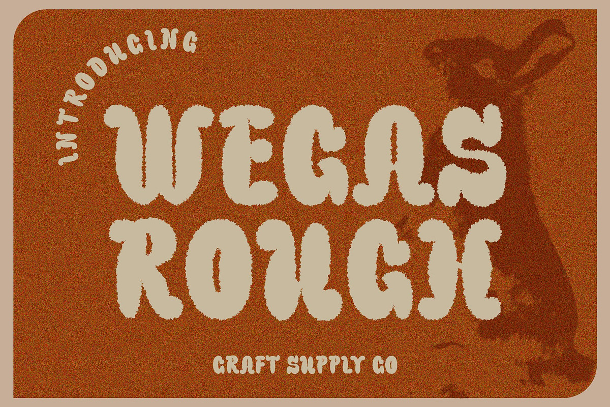 Wegas Rough, a Sans Serif Font by Craft Supply Co. (Photo 1 of 8)