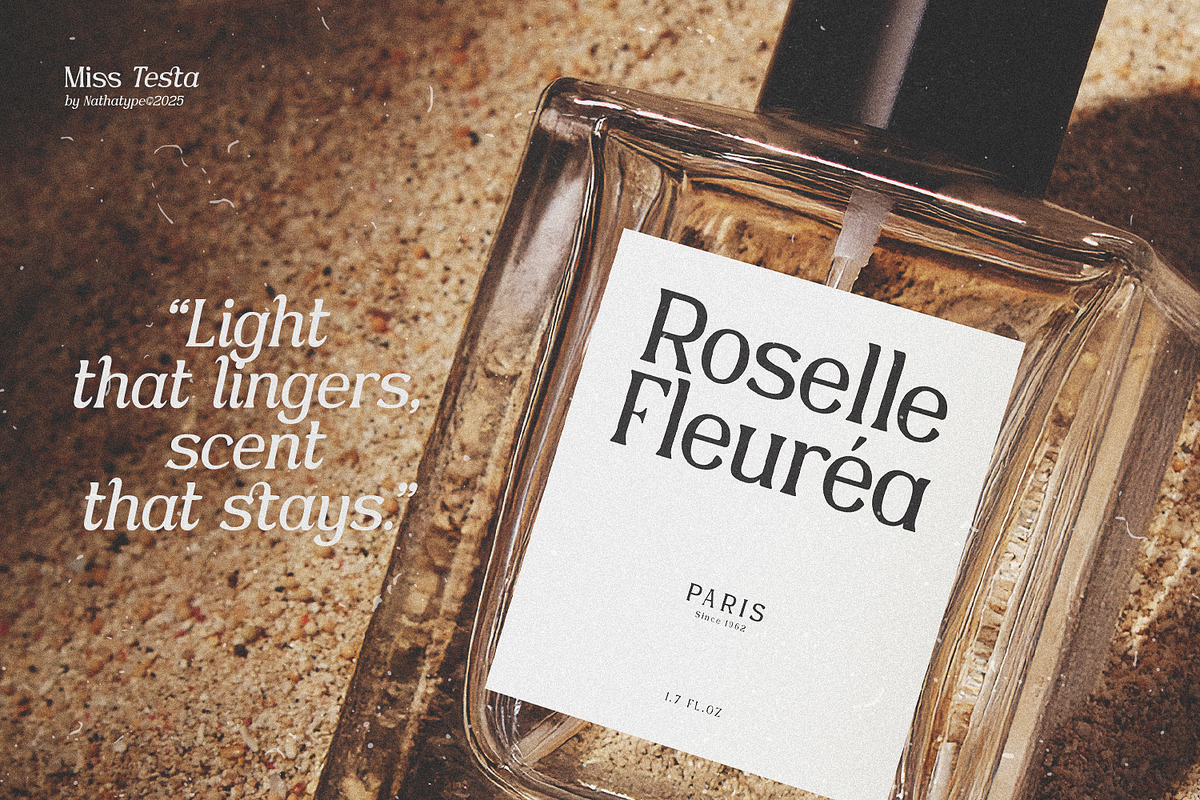 Miss Testa, a Sans Serif Font by Nathatype (Photo 9 of 11)