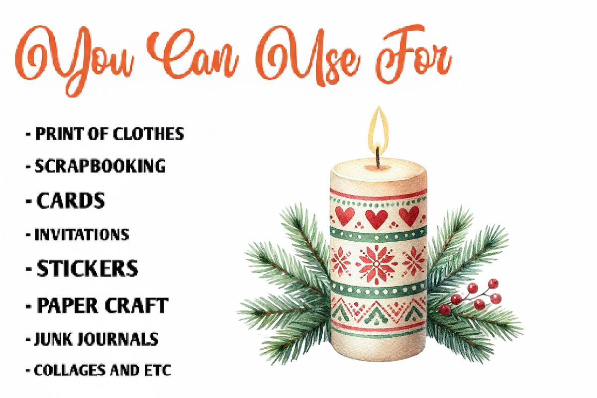 Scandinavian-inspired Christmas, a Seasonal Illustration by CreationArt (Photo 5 of 7)