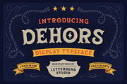 Dehors - Western Display Typeface, a Font by Letterhend Studio (Thumbnail 1 of 13)