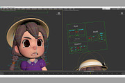 3d Cartoon Girl SG3FC, a Characters & Person 3D Model by LomellRueca (Thumbnail 27 of 27)
