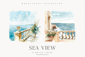 Sea View Illustrations II