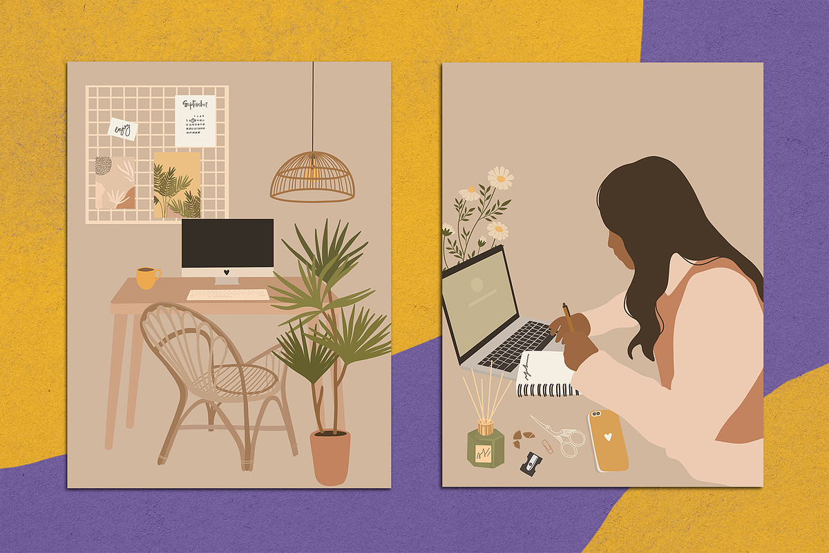 Study Vibes Abstract Posters, a Decorative Illustration by Miracles Everywhere (Photo 3 of 5)