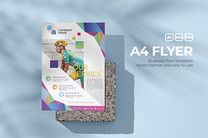 A4 Business Flyer Template