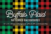 Buffalo Plaid Patterned Backgrounds, a Texture Graphic by M. by mprintly (Thumbnail 1 of 12)