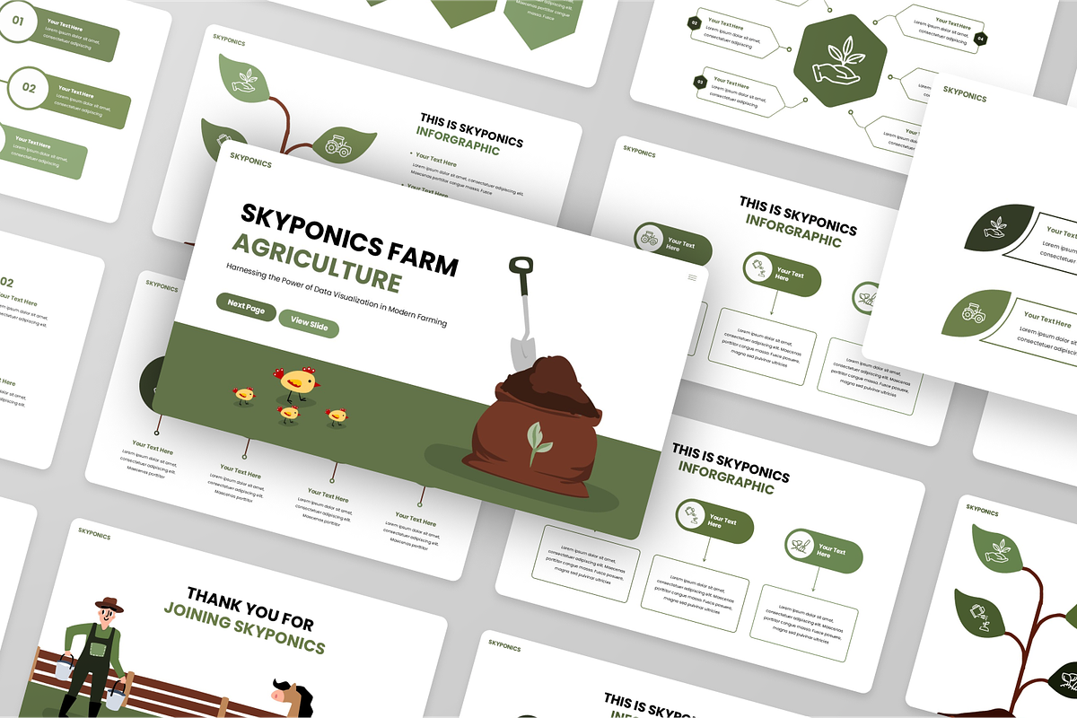 Infographic Farming Keynote, a Presentation Template by Annora Studio (Photo 5 of 5)