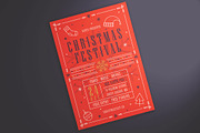 Christmas Festival Flyer, a Flyer Template by KMZVR.Lab (Thumbnail 4 of 4)