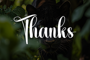 Panther | Script Font, a Handwritten Font by Scratchones (Thumbnail 9 of 9)