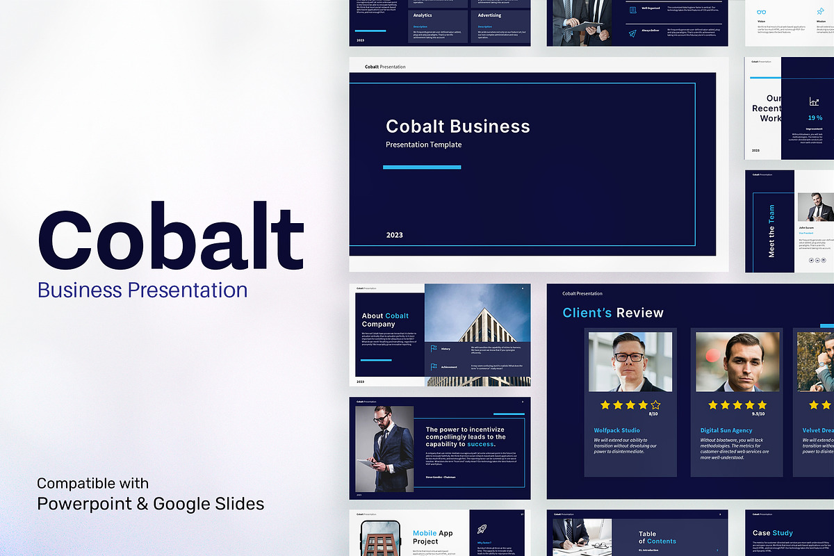 Cobalt - Business Presentation, a Presentation Template by Birka Studio (Photo 1 of 4)