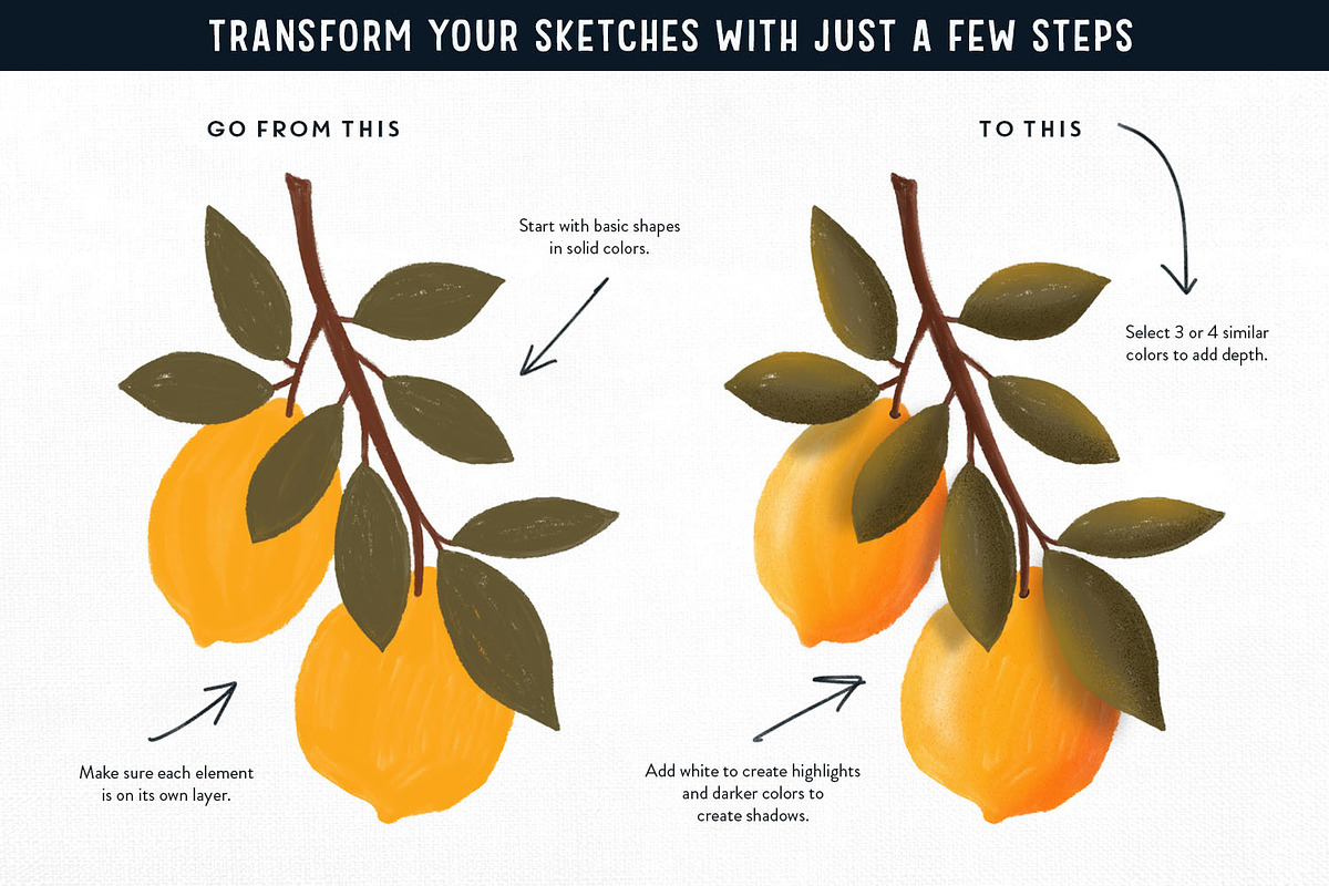 The Brush Bar | 60 Procreate Brushes, a Brush Add-On by Callie Rian & Co. (Photo 3 of 13)