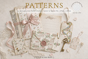 Vintage Watercolor Clipart Bundle, a Decorative Illustration by Alisles (Thumbnail 6 of 12)